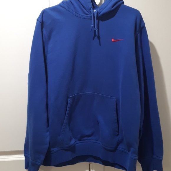 pink and blue nike sweater